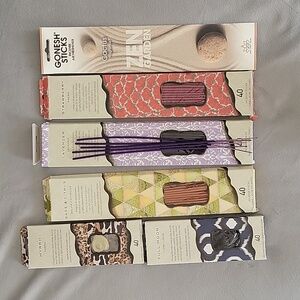 Incense Air Refreshener Sticks, Fragranced Sticks, Set of 6 Fragrance